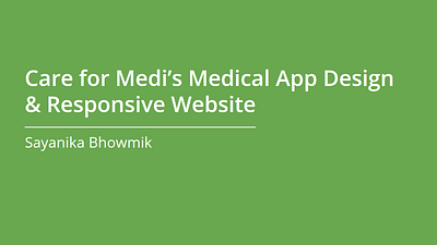 Case Study: Medi's Medical App app branding design graphic design illustration logo typography ui ux vector