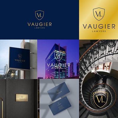 Vaugier Lawyers branding brand brand identity branding business card designer graphic design law firm lawyer logo logo design mockup mood board office