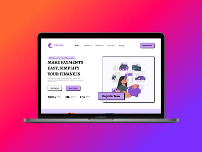 FluxPay Website ui