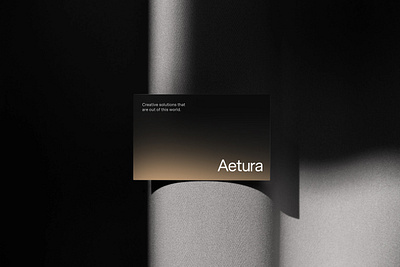 Aetura Business Card brand identity business card graphic design logo design out of this world outer space space