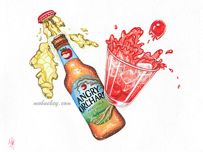 A Toast! Wedding Cocktail Menu | Gouache Illustration advertising art artist artwork cocktail commission drink drinks engagement food freelance gouache illustration illustrator menu paint painting party watercolor wedding