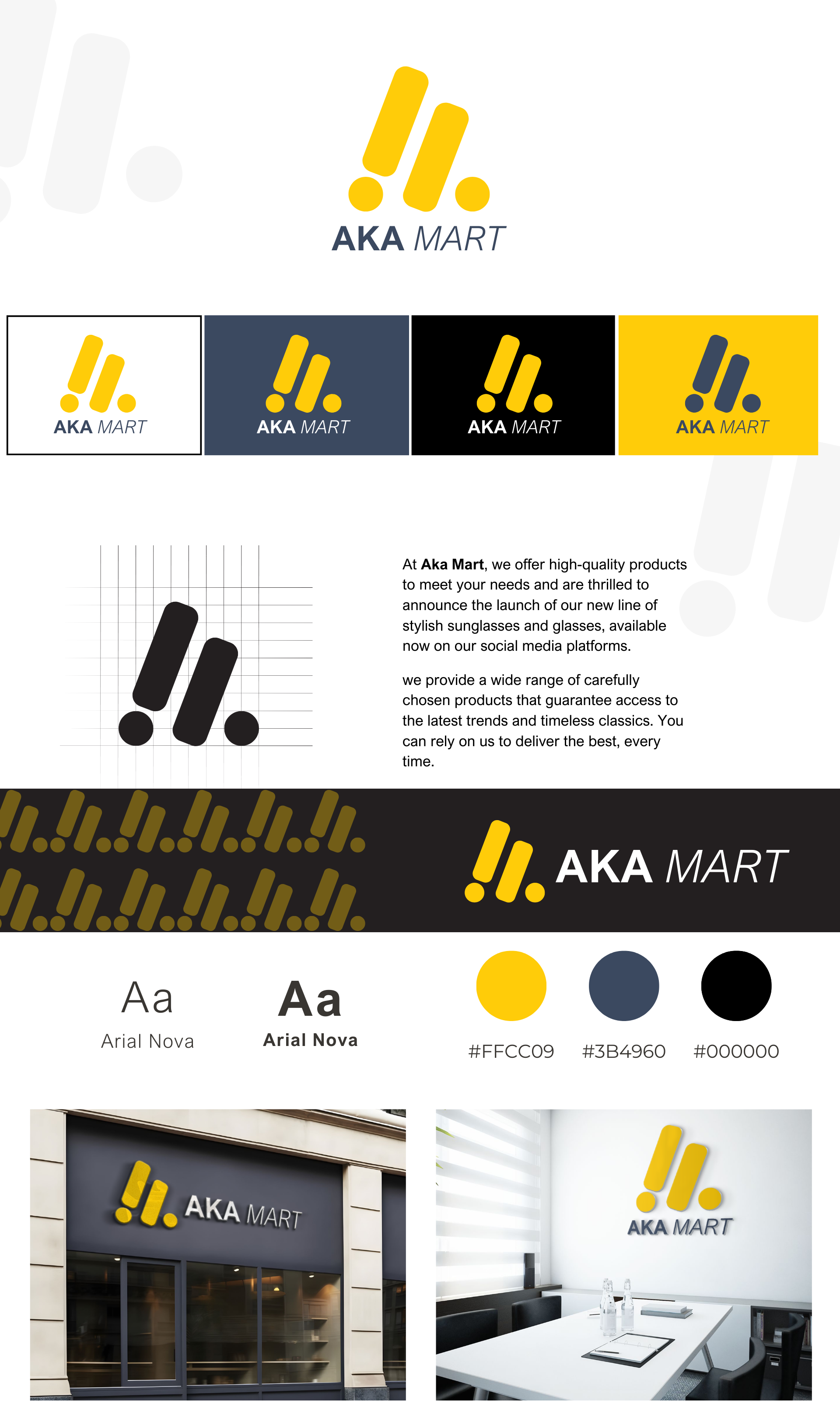 Logo design - AKA Mart graphic design logo