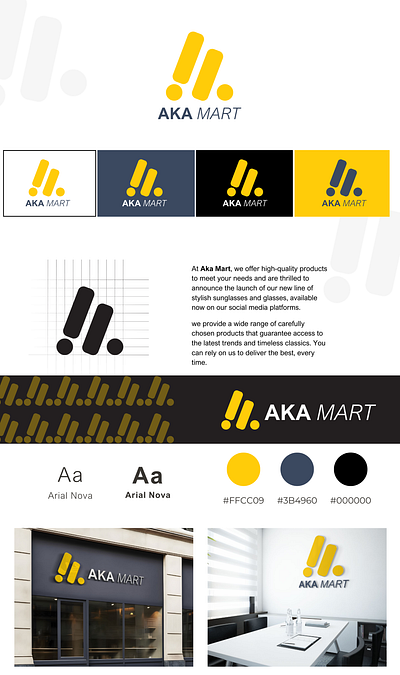 Logo design - AKA Mart graphic design logo