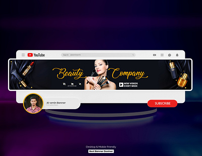 Fashion YouTube Channel Art,Fashion YouTube cover design fashion youtube cover design social media cover