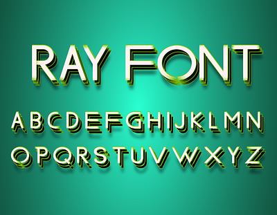 Ray Font adobe illustrator font design resource innovative font