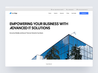 Company Landing Page Design figma landing page ui uiux