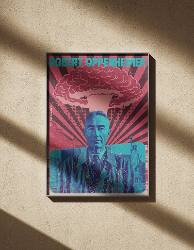 Oppenheimer | Vintage | Retro | Poster | Graphic design branding design graphic design poster ui vector