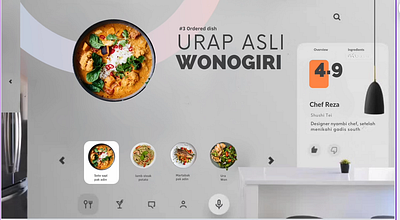 Menu System design graphic design id illustration logo ui ux