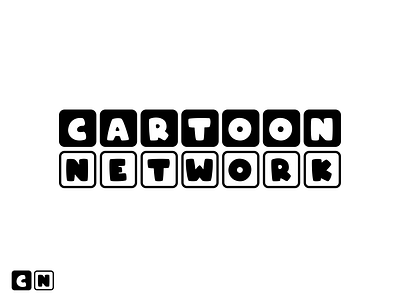 Cartoon Network Logo Redesign | Modern - Fun - Wacky black and white brand branding cartoon design face fun icon identity illustration logo mark modern network redesign type wacky