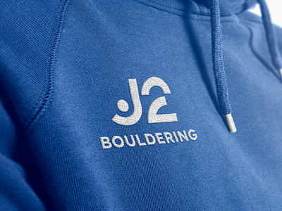 J2 Bouldering 2 boulder bouldering branding climber climbing identity j letter j logo number 2 rock