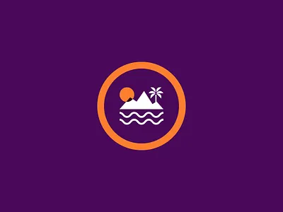 Beach Logo beach beach logo brand identity branding graphic graphic design illustration logo logo design modern design modern logo visual identity