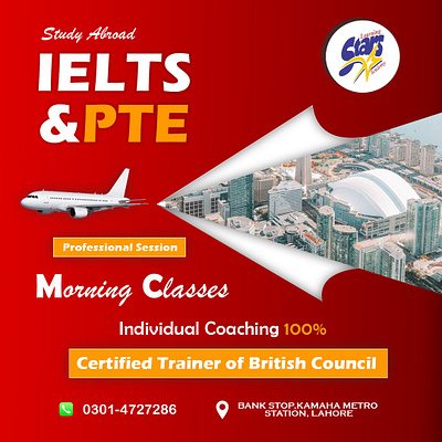 IELTS&PTE STUDY ABROAD! 3d branding graphic design logo motion graphics