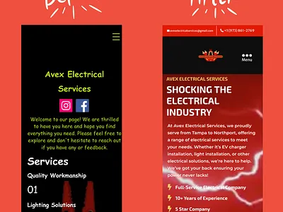 Avex Electrical Service's Before & After branding design graphic design illustration logo ui ui design uiuxdesign web design webdesign website design website development websitedesign wordpress wordpress design wordpress website wordpressdesign wordpresswebsite