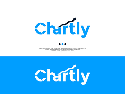 Chartly - Trading App Logo app logo banking blue branding branding design colorful logo corporate logo design figma finance gradient graphic design logo mark trading trading app