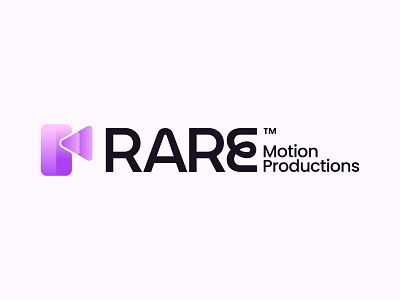 RARE Video Productions | R + Play Button Logo brand identity branding film film logo letter r logo logo designer media media logo minimal modern motion play logo r r logo r media logo r modern logo design r play logo video video logo