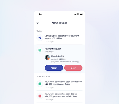 Notifications app appdesign design finance notifications payment product startup ui uidesign uiux