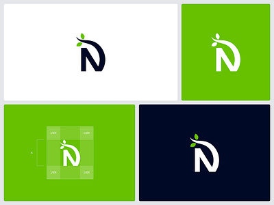 N letter Logo app logo brand identity branding colorful logo flat logo graphic design illustration leaves logo letter logo logo design minimal logo minimalist logo n logo visual identity