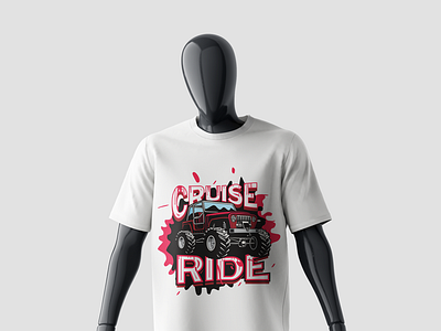 CRUISE RIDE STREETWEAR DESIGN artworks branding design graphic design illustration streetwears tshirt desig wears