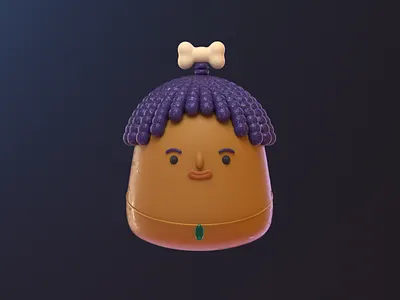 Cannibal 3d 3dart 3dillustration blender c4d canibal cannibal character cute design digital human illustration person render vago3d