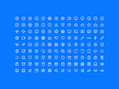 Outline Icons - Lookscout Design System design design system figma icon set icons lookscout vector