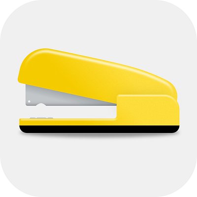 Stapler icon design illustration stapler