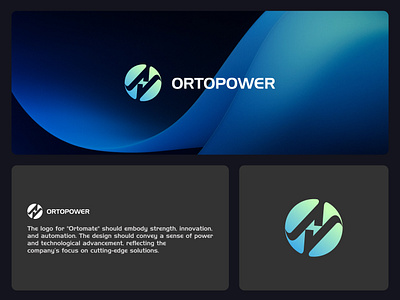 Ortopower - Bolt - spark - Energy Logo Design bolt branding creative logo design electric logo energy logo logo logo design logotype minimalist modern logo ortopower power logo solar power spark spark logo volt