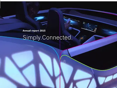 Robert Bosch Annual Report 2015 animation annual report branding landingpage motion rebrand ui ux visual design