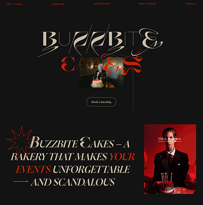 Bakery website inspired by commercial brutalism design ui ux webdesign website