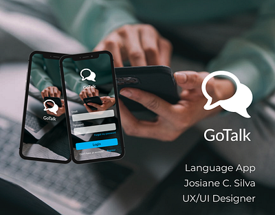 GoTalk Language App app design brand and logo creation ui design ux design