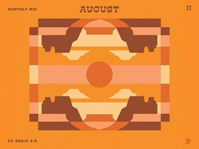 Monthly Mix: August album cover arizona canyons color theory cosmic desertwave cover desert landscape mix monthly mix mountain music art new mexico playlist southwestern spotify sunset texas tunes western