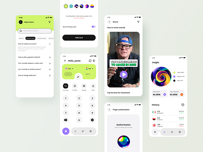 Xange Mobile UI Kit app bank crossborder currency design exchange funds help illustration investment mobile neel prakhar reels settings sharma shorts ui ux web