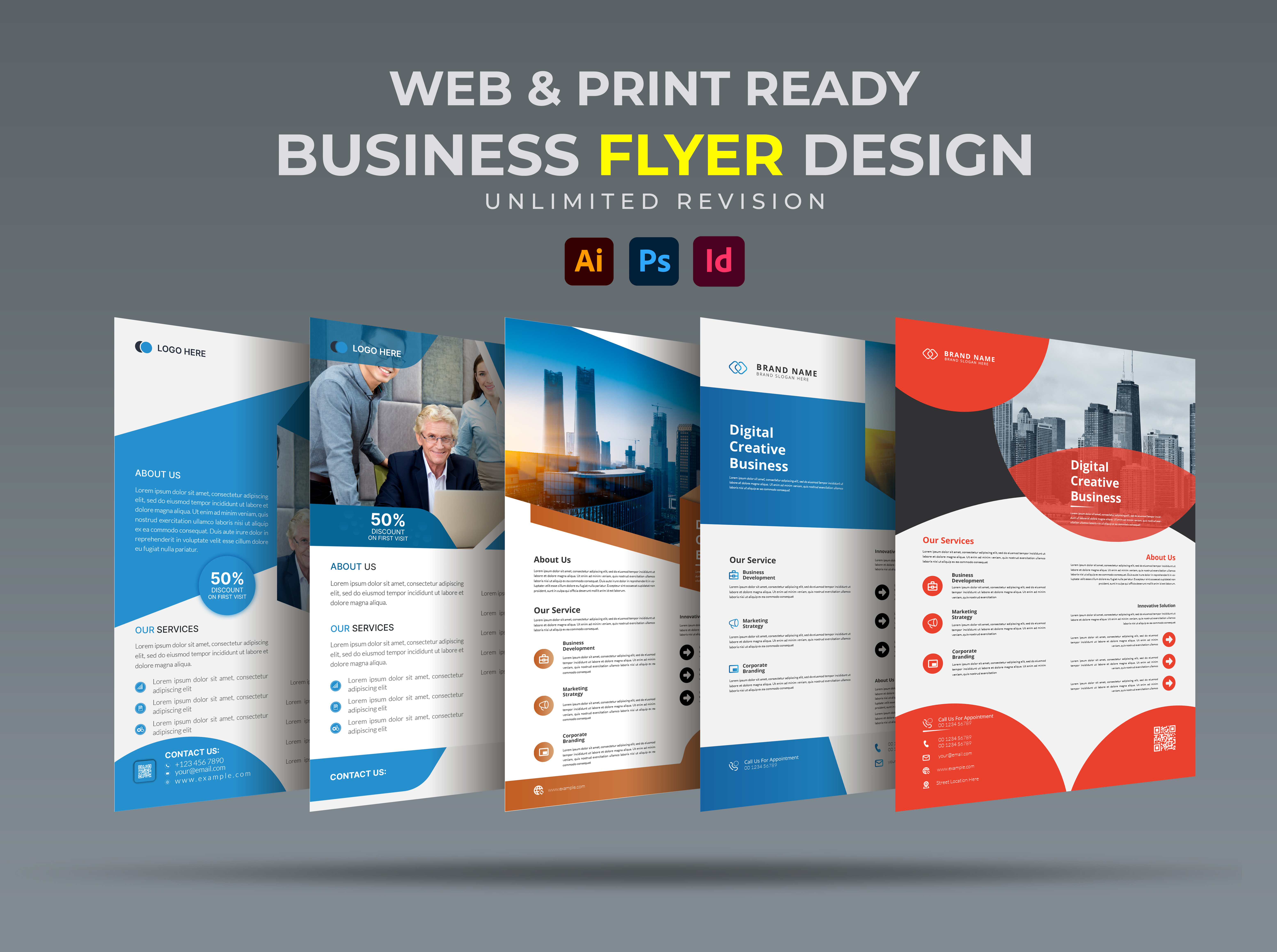 Example of Eye Catching Flyer Designs For Impact