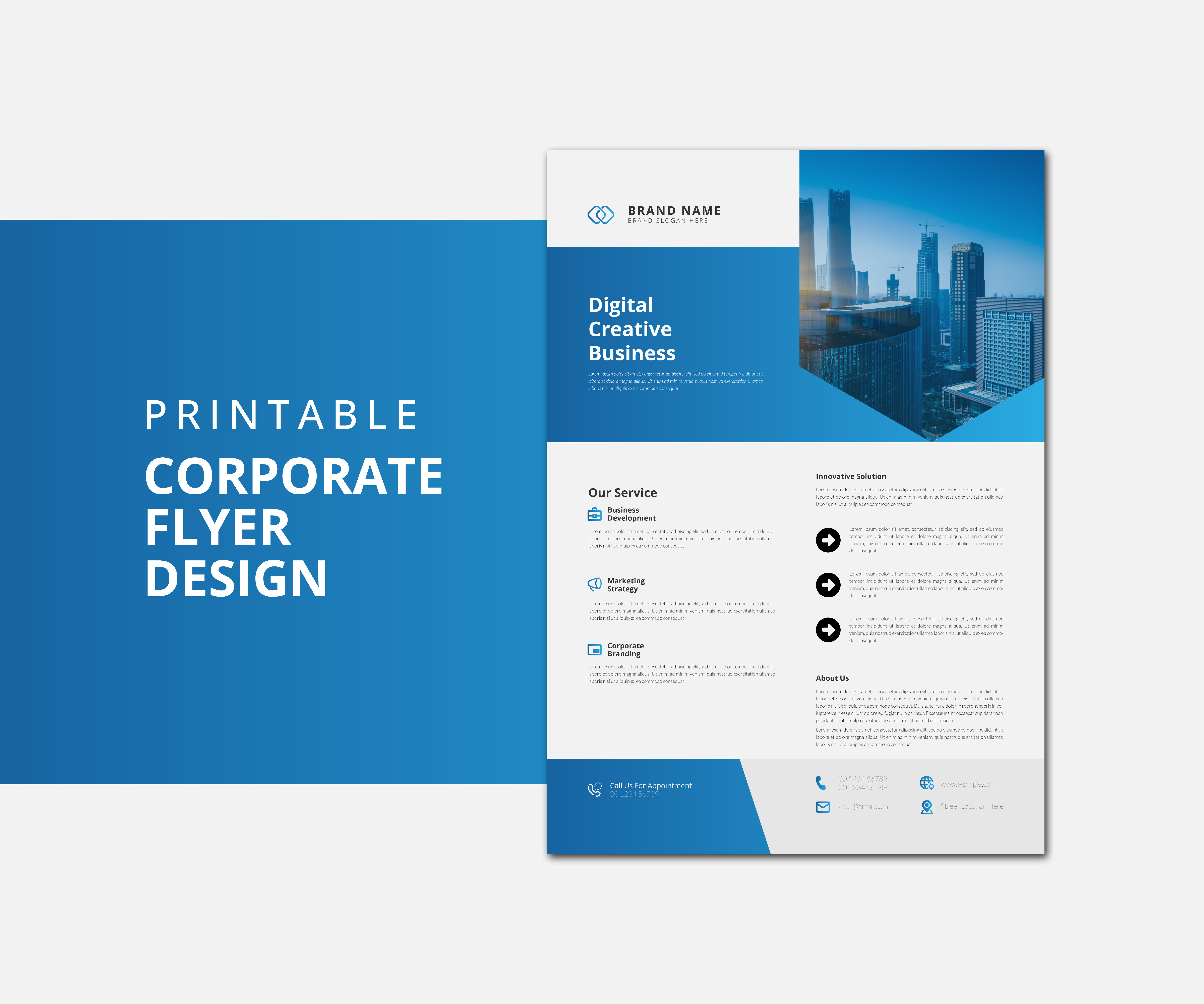 Example of Eye Catching Flyer Designs For Impact