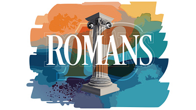 Romans 12 Series christian church graphic design illustration typography