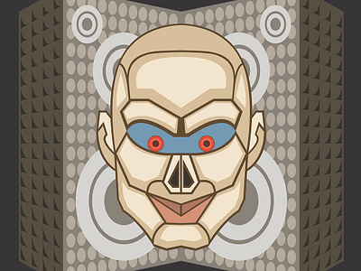 Head in the jukebox adobe illustrator adobe photoshop digital art graphic design illustration