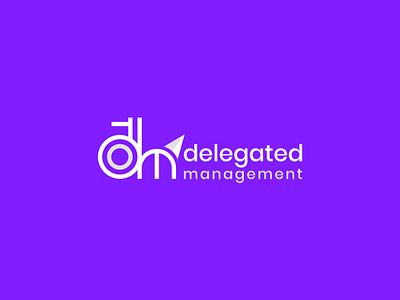 DM Delegated Management Brand Logo brand logo branding company brand logo company logo graphic design logo logodesign vector