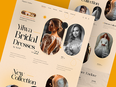 Elegance Enelave - Shopify Website Design for Bridal Dresses bridal dresses design ecommerce fashion homepage illustration interface landing page product product design product details product landing page shopify shopify landing page shopify website single product store store web design website wedding wear