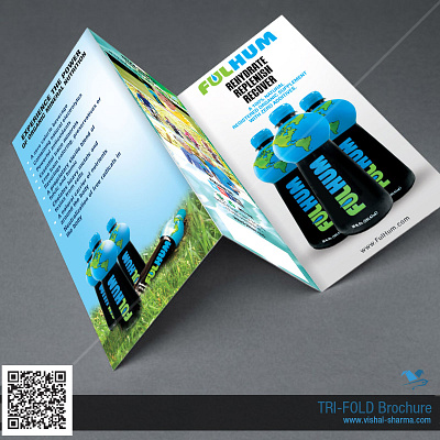 2 Fold Brochure branding leaflet design