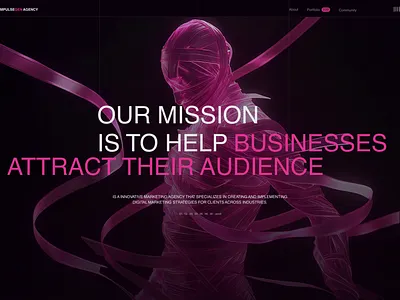 MARKETING AGENCY/IMPULSEGEN 3d branding design graphic design illustration logo typography ui ux vector