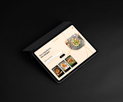 Recipe Basket branding concept page design graphic design homepage illustration landing page logo motion graphics recipe basket recipe page recipe website ui ux vector webpage webpage design website