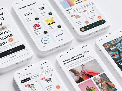 ShopCart: Where Thy Desires Meet Their Perfect Match branding design minimal ui ux