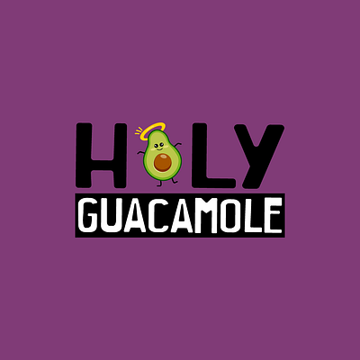 Holy Guacamole Logo Design graphic design logo design style