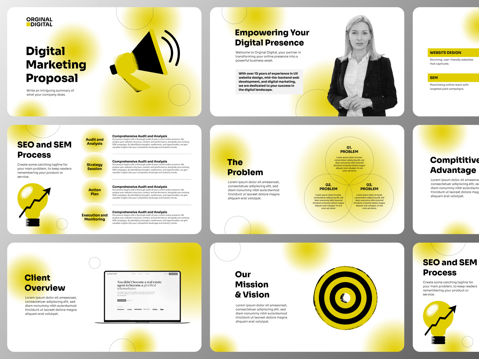 Example of Pitch Deck Design Packges