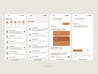 Messaging chat chat bubble clean design system figma messaging minimal stories ui ui kit