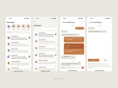 Messaging chat chat bubble clean design system figma messaging minimal stories ui ui kit