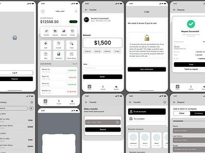 Wallet Project design figma mobile ui ux wallet