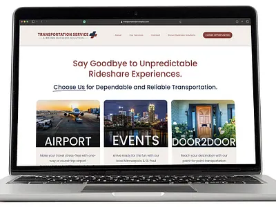 Website, SEO – Transportation Service + copy editing copywriting creative direction graphic design seo squarespace squarespace expert web design web development web graphics