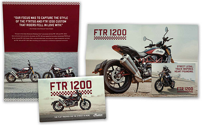 New Motorcycle Launch Direct Mail – Indian Motorcycle art direction branding creative direction design direct mail graphic design layout