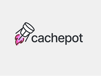 Cachepot tool logo brand logo pattern poster