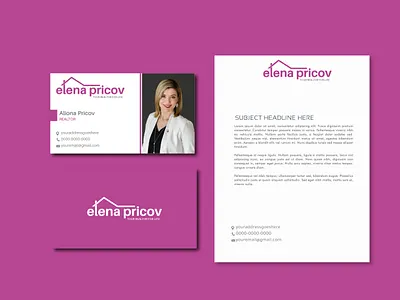 Elena Pricov branding design graphic design logo